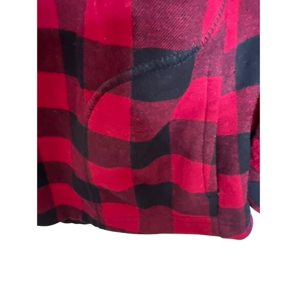 Orvis Snap Up Shirt Jacket Size XL Men's Long‎ Sleeve Buffalo Plaid Red Black - Picture 5 of 6